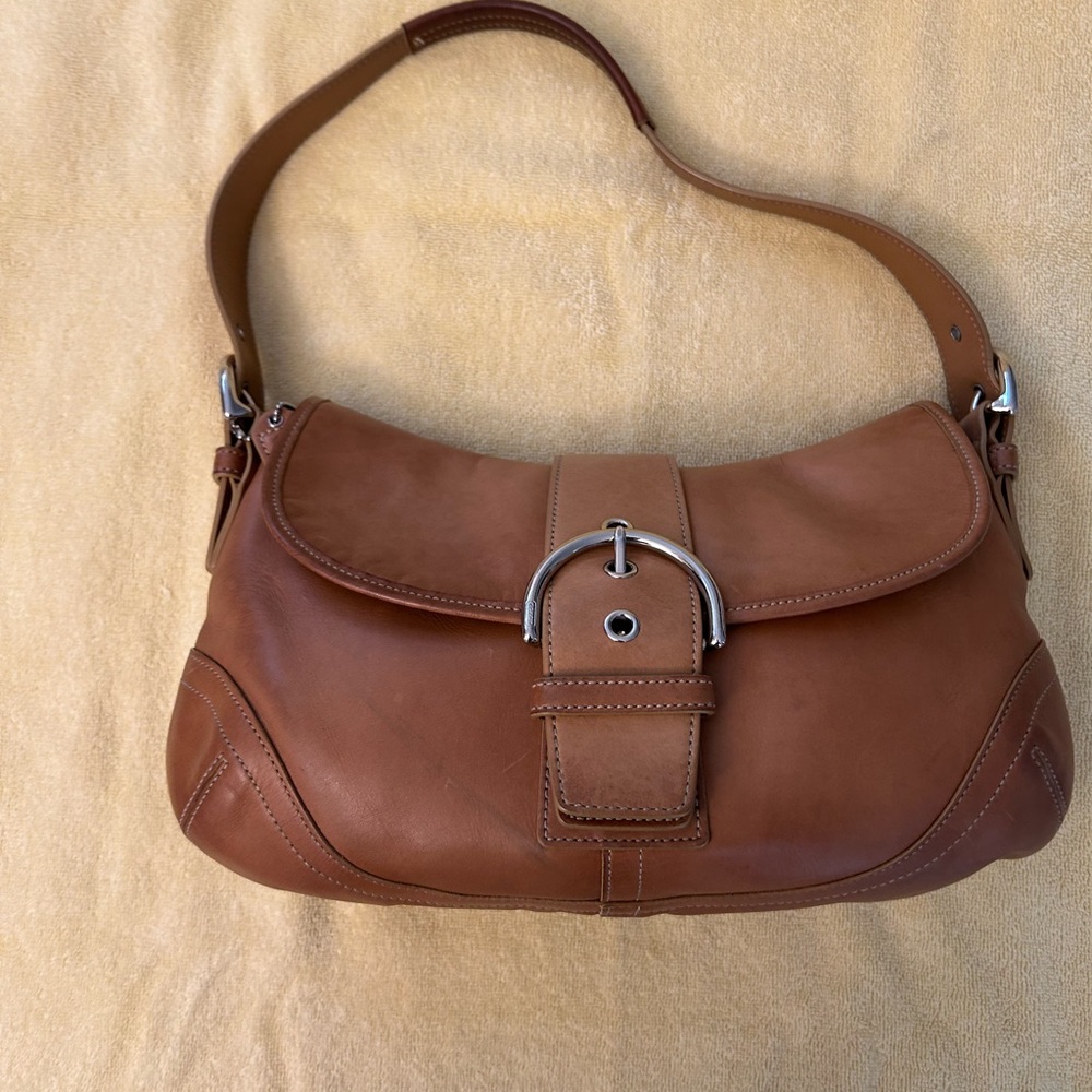 Coach Brown Leather Shoulder Bag